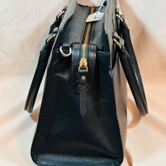 Kate Spade Black Pebbled Leather Candace Street Satchel - Picture 3 of 5